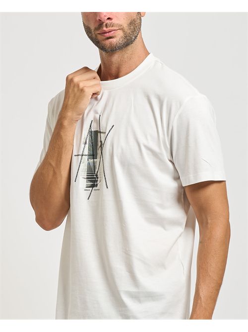 Men's Armani Exchange crew neck T-shirt with print ARMANI EXCHANGE | XM001440-AF10358U0009